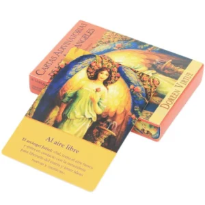 10.4*7.3cm Archangel Oracle Cards In Spanish Version Fate Tips Angels Oraculos Board Games Deck 45 Pcs Cards