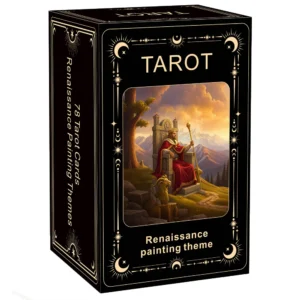 Renaissance Painting Theme Tarot Cards Set, 78 Cards, for History Lovers, Art Enthusiasts, Spiritual Explorers
