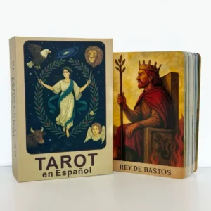 Spanish Tarot Deck, Classic Tarot Cards with PDF Guidebook, For Beginners To Experts Advanced, Divination Game, 12x8cm