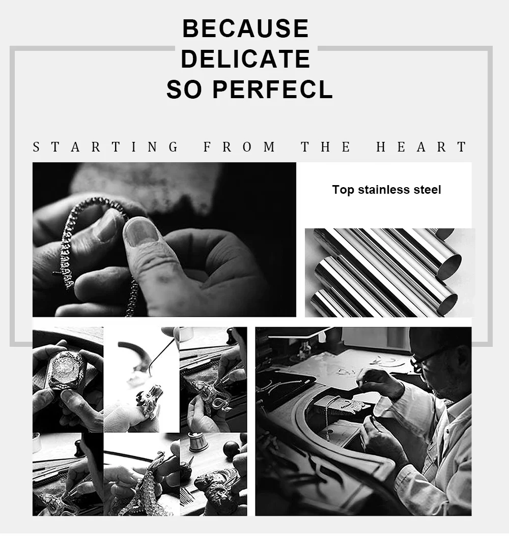 Trendy Pendant Necklaces for Men Boys,Square Natural Stone Stainless Steel Necklaces,Hip Hop Cool Healing Jewelry Gifts - Image 49
