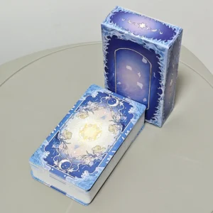 Silent Desolate Tarot Deck 78 Pcs Cartoon Tarot Cards Based on Rider System - 10.3*6cm