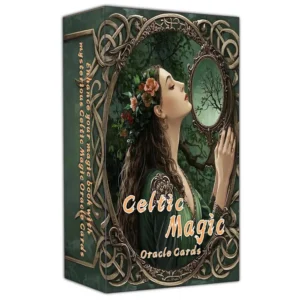 50 Pcs,13x8cm, Celtic Magic Oracle Cards Create Your Magical Deck for Spiritual Practice Card Games