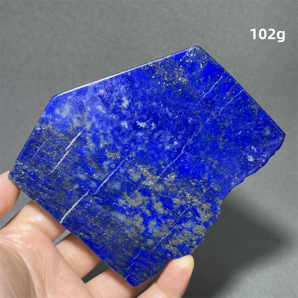 Lapis Lazuli Slice Natural Mineral Quartz Collection Home Office Energy Decoration Reiki Therapy Spiritual Meditation - Image 7