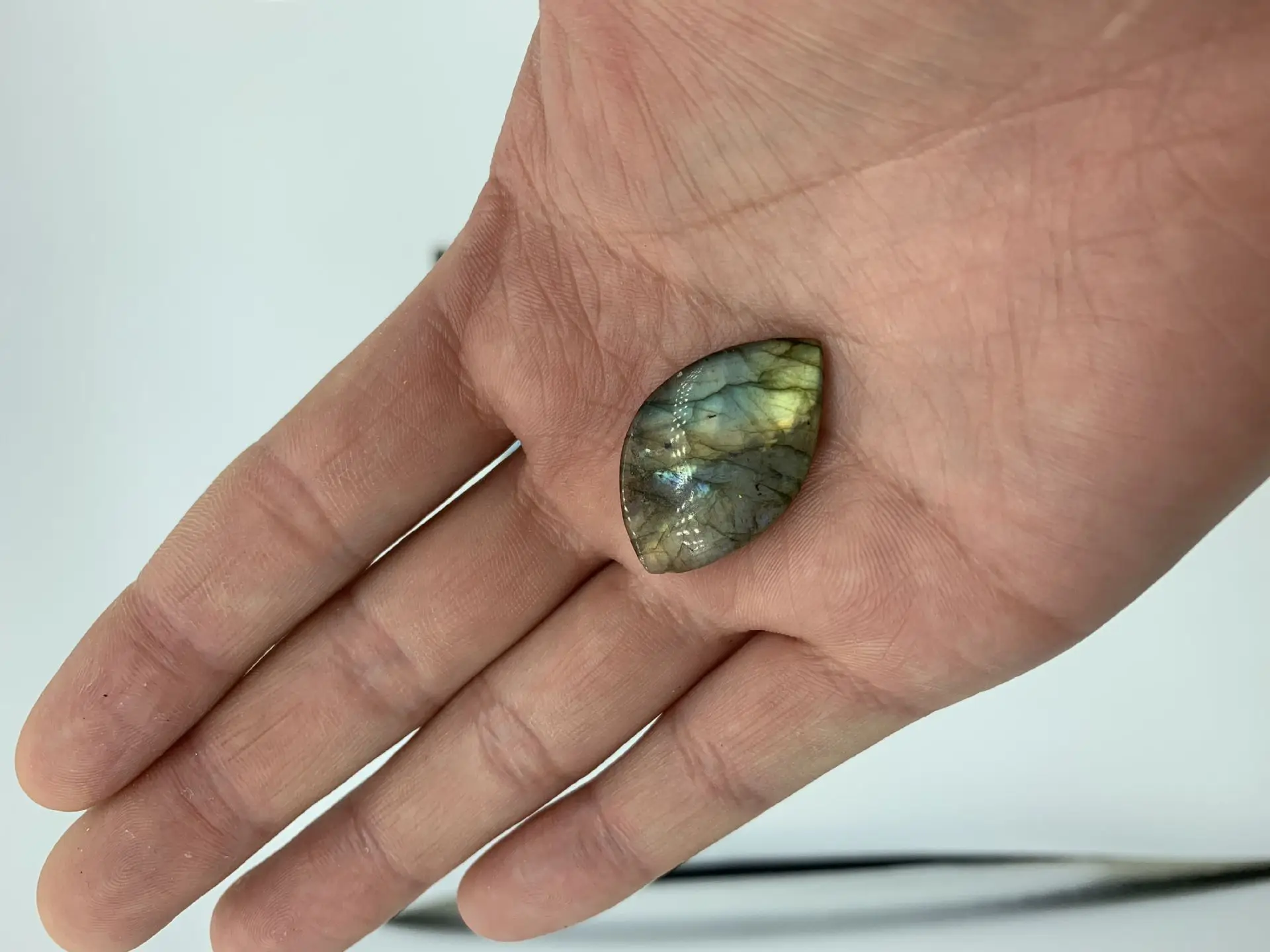Natural Irregular Labradorite Pendant Necklace for Women Men Natural Stone Pendant Necklace Jewelry - Image 11