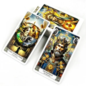 New Tarot Cards Vibrant Illustration Mysterious Prediction Divination Tarot Deck Party Game Entertainment Leisure Board Games