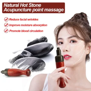 Energy Stone Eye Massage Electric Hot Face Massager Eye Acupuncture Pen Beauty Device Lift Facial Shaper Spa Anti Aging Wrinkle