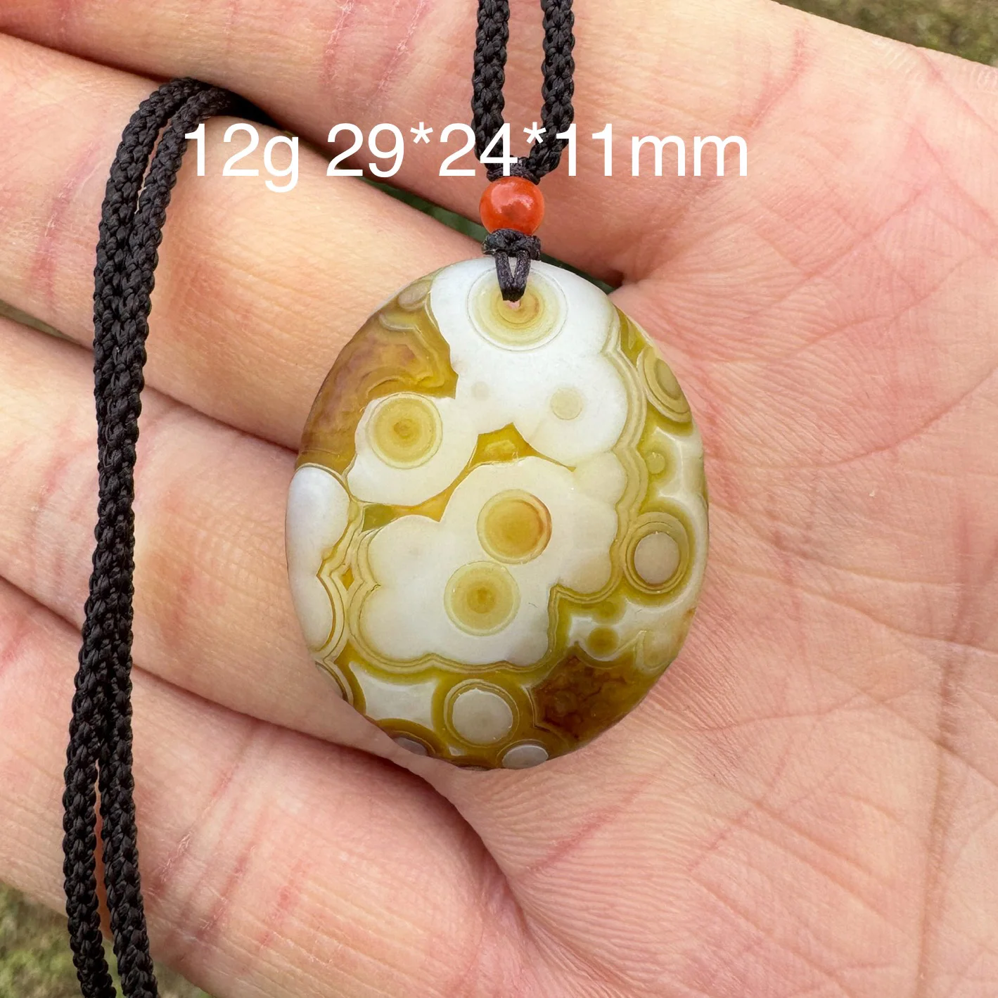 Natural Inner Mongolia Agate Eye Stone energy stone mineral specimen Crystal Stones Witchcraft Supplies Quartz Reiki Healing - Image 4