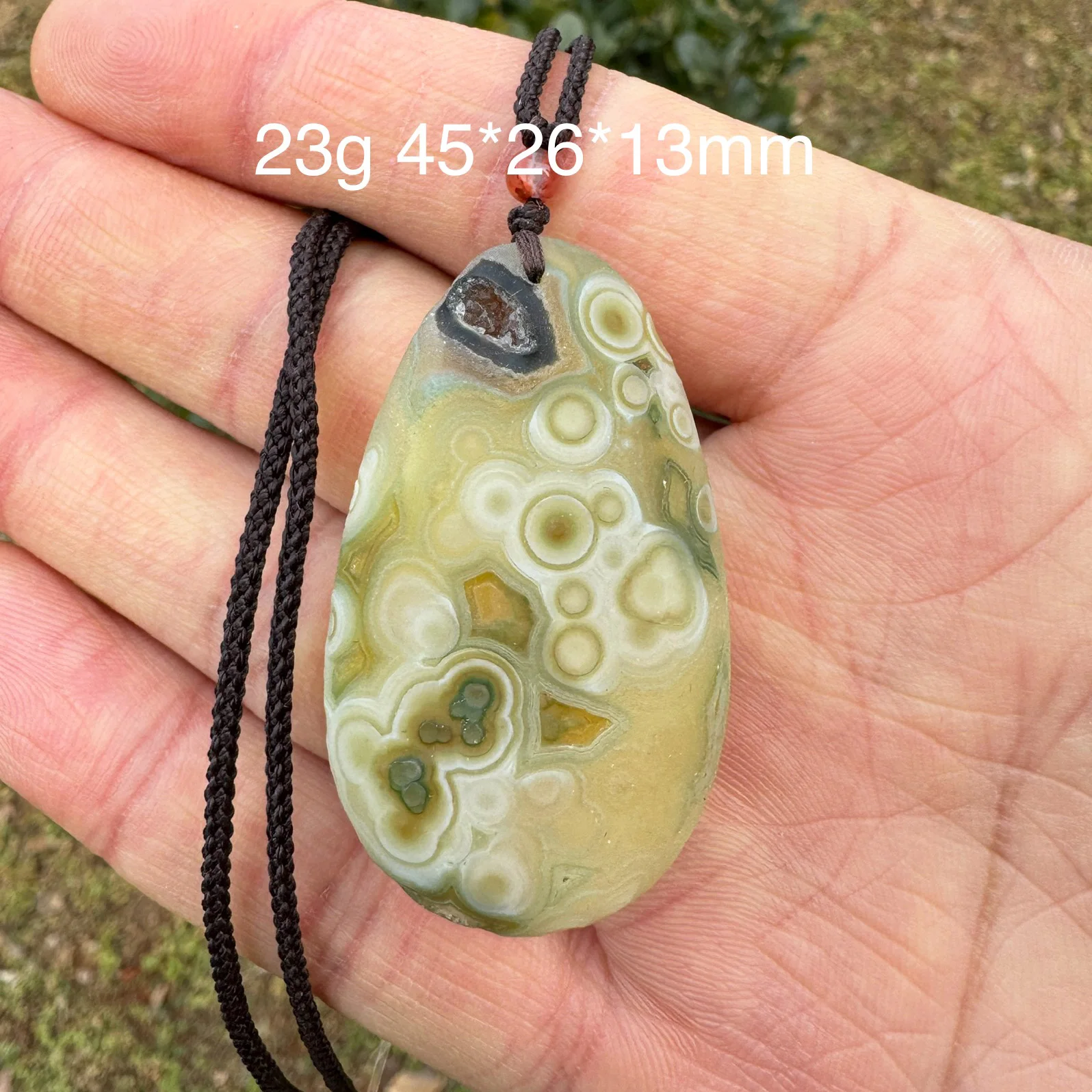 Natural Inner Mongolia Agate Eye Stone energy stone mineral specimen Crystal Stones Witchcraft Supplies Quartz Reiki Healing - Image 2