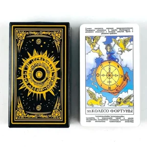 Russian Tarot Cards 78pcs Deck Prediction Divination Edition Borad Playing Games,Perfect For Spiritual Guidance & Collectors