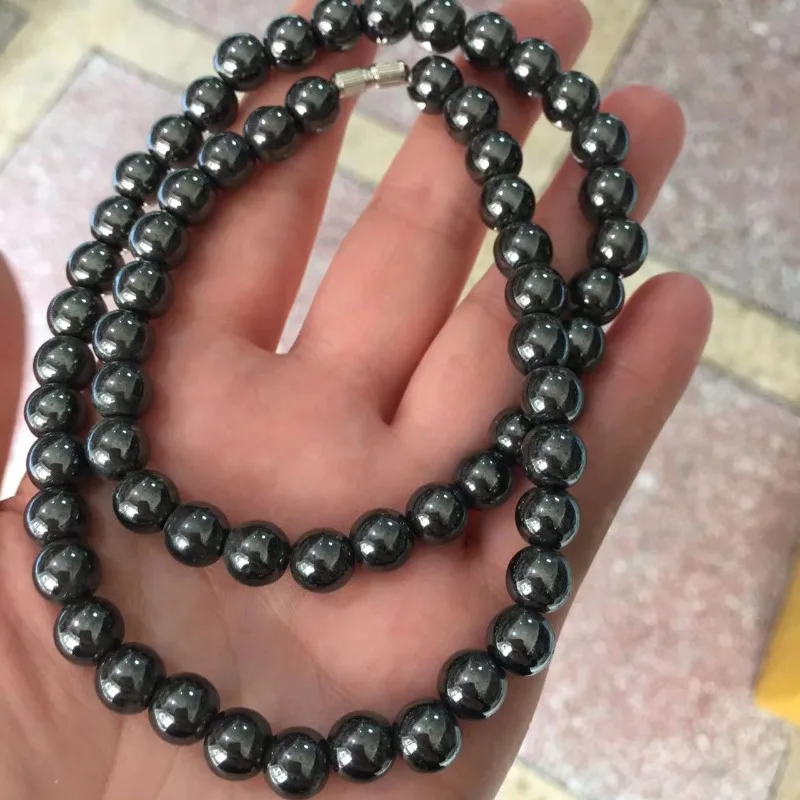 Terahertz energy stone with agate mother necklace simple - Image 9